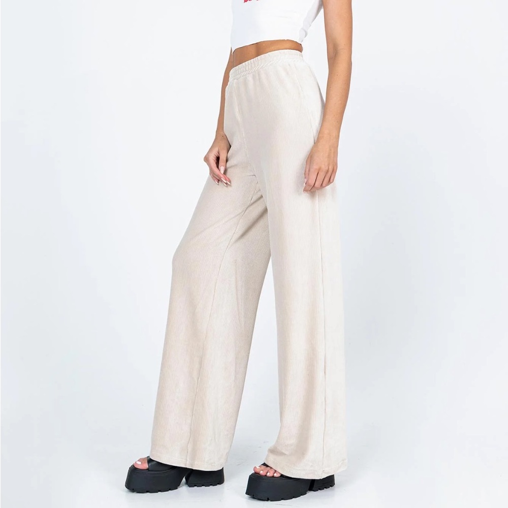 Motel Obeli trouser rib cream